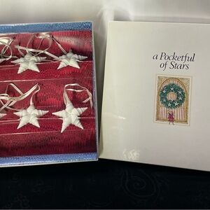 Vintage Margaret Furlong star ornaments